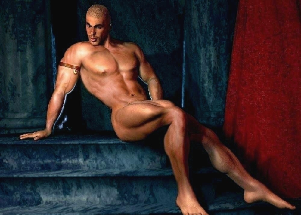 3d Muscle Bondage Porn - 3D Gay Sex